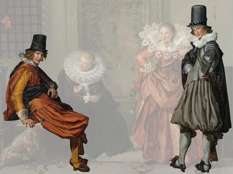 Buytewech, Voorname vrijage, 1616-1620, Rijksmuseum