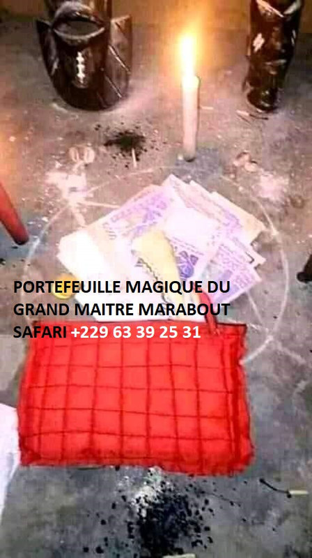 PORTEFEUILLE MAGIQUE DU GRAND MAITRE MARABOUT SAFARI