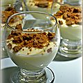 Crèmes au citron et spéculoos