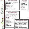 Programme de la rentrée