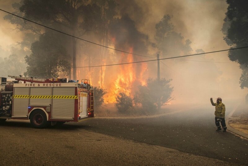 Australie Impressionnant incendie 2