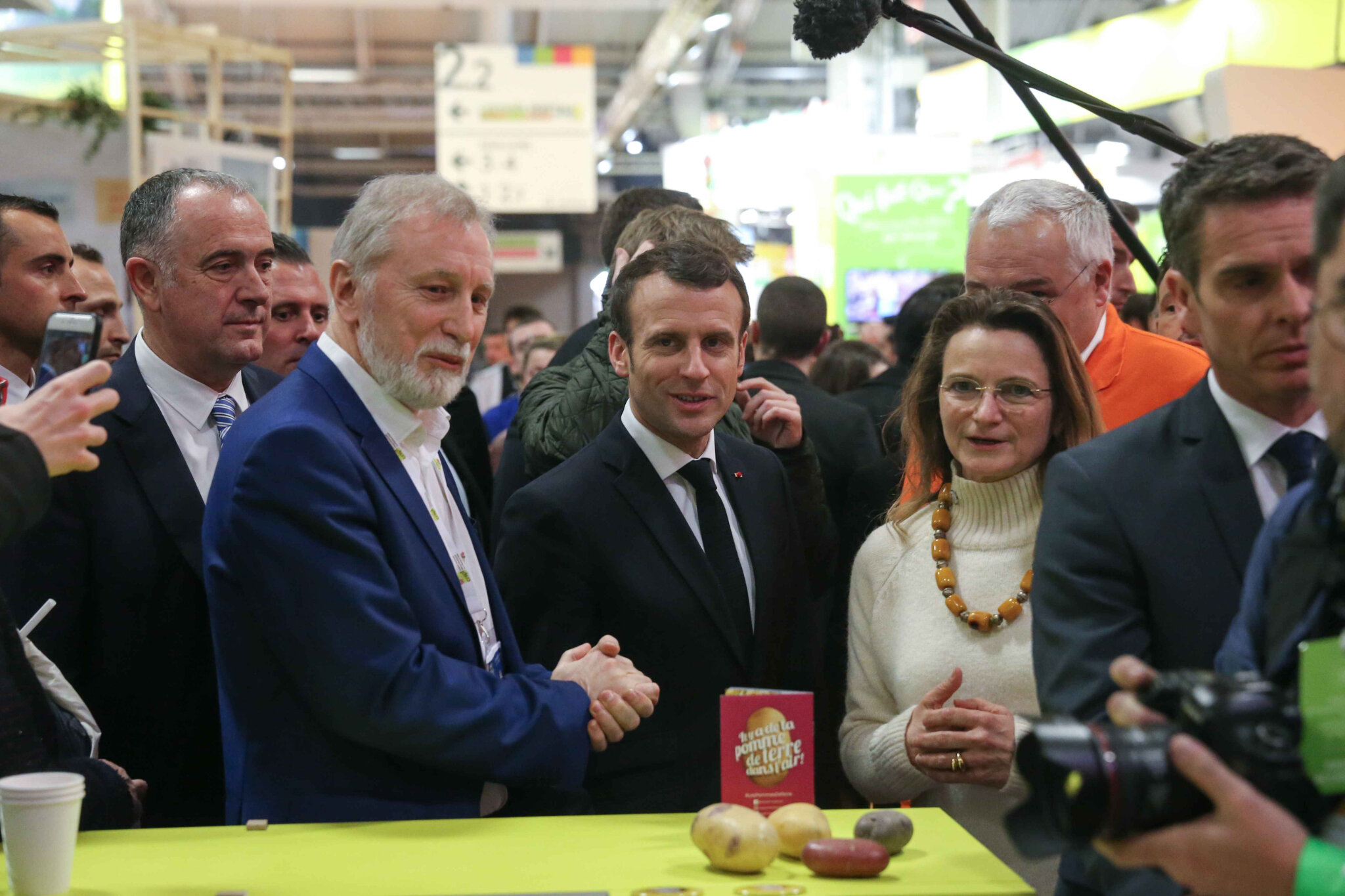  Au Salon de l’agriculture 2019, Emmanuel Macron bat tous les records. © Michel Stoupak. Sam 23.02.2019, 21h19m06.