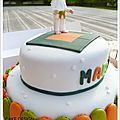 Cake design pour la communion d'une future championne de judo ! et merci à pure saveurs pour le clin d'oeil ....
