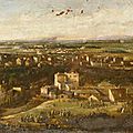 Bertin, françois, vue panoramique de paris en 1871, prise d'Issy (1871)