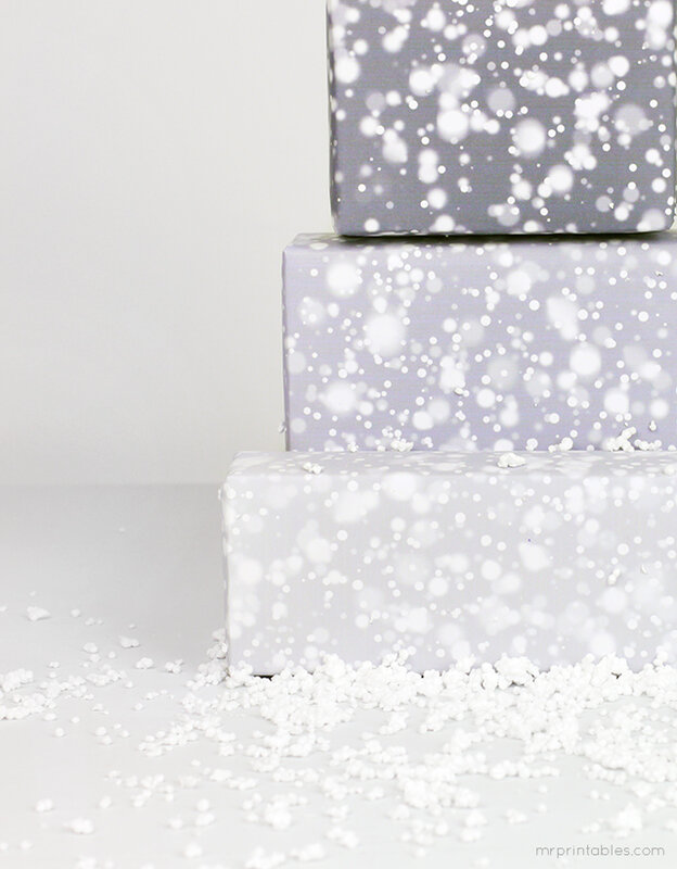 snow_printable_wrapping_papers