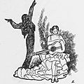 Illustration danse musique flameco revue Joie de Vivre Berratenco - Dessin feutre Ghislaine Letourneur