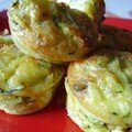 mini-muffins courgettes-fèta-pignons