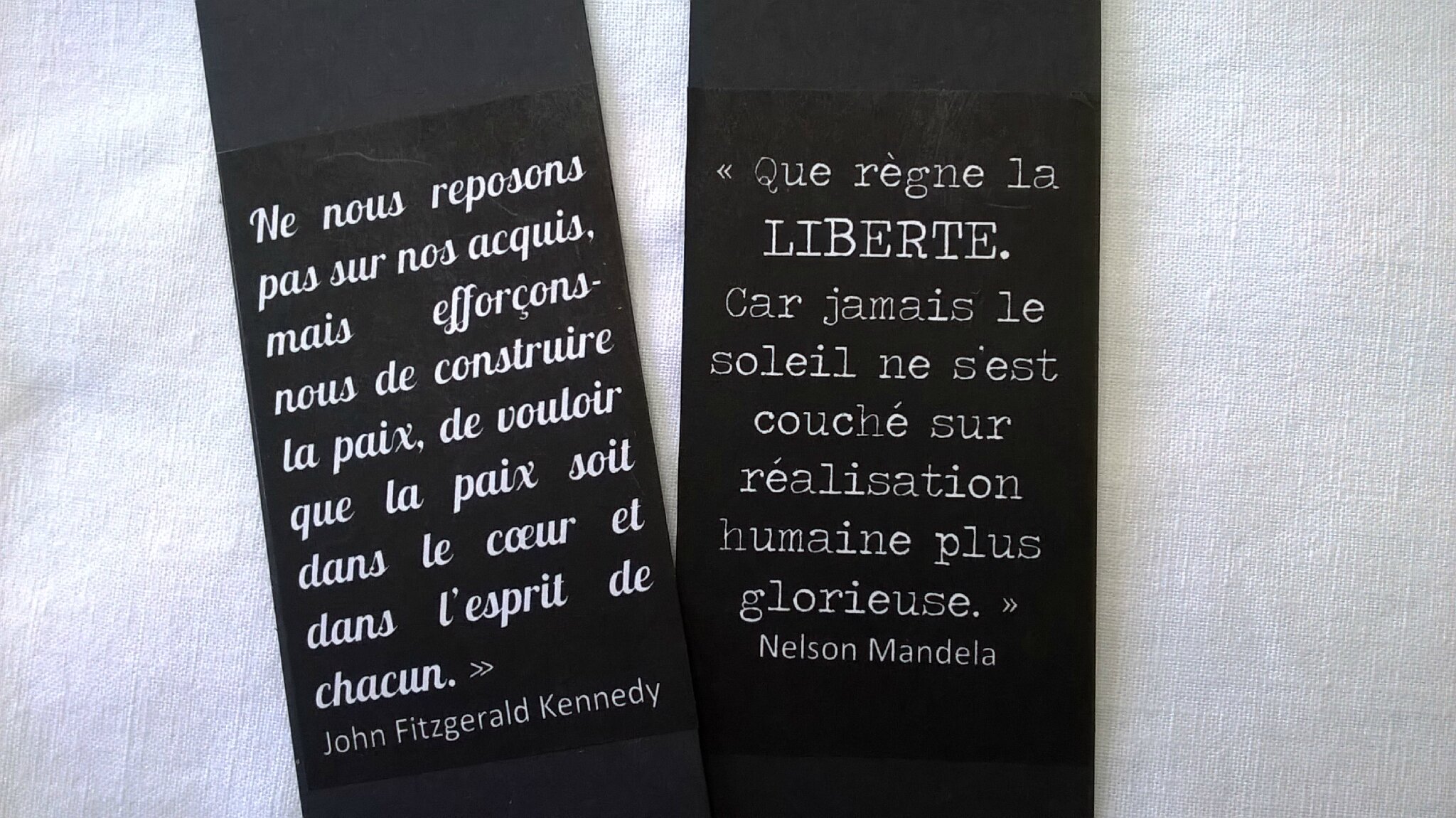 Liberte Paix Et Autres Citations Au Comptoir Des Anges
