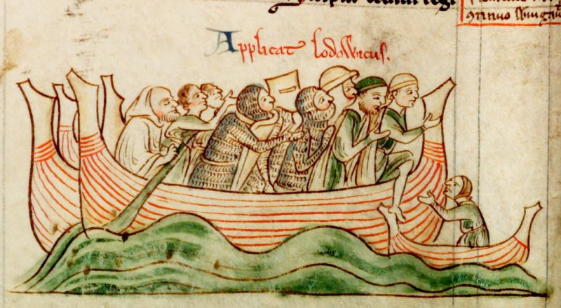Arrivée de Louis de France en Angleterre (1216)