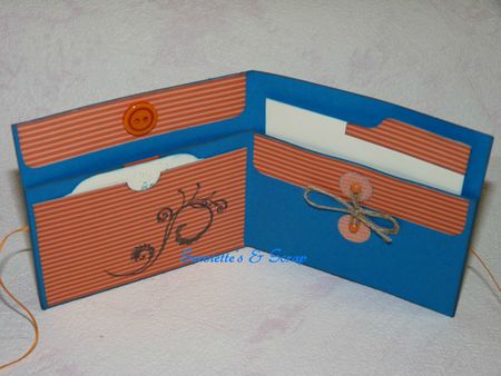 Des cartes porte-billets, Scrap with Steph