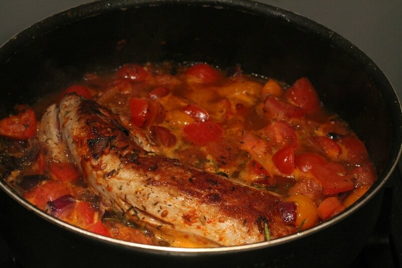Filet Mignon Au Thym Oignon Et Tomates La Cuisine Et Les