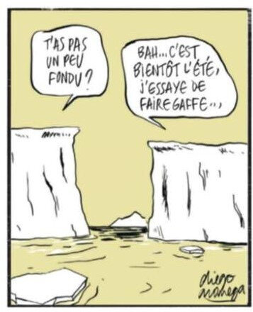 Iceberg Humour Regime Rechauffement Climatique Photo De Environnement Projet Pour La France