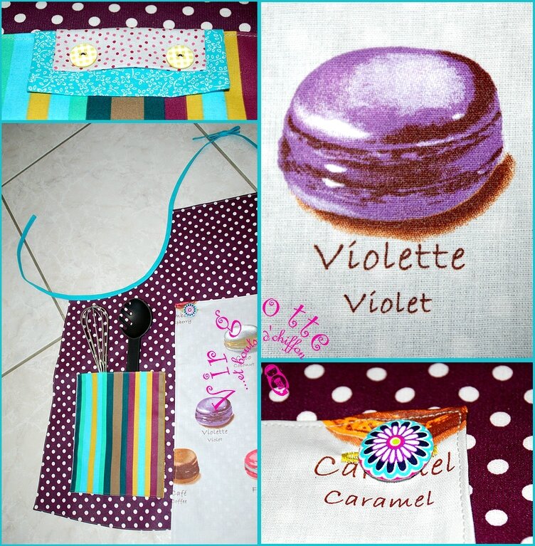 détails macarons