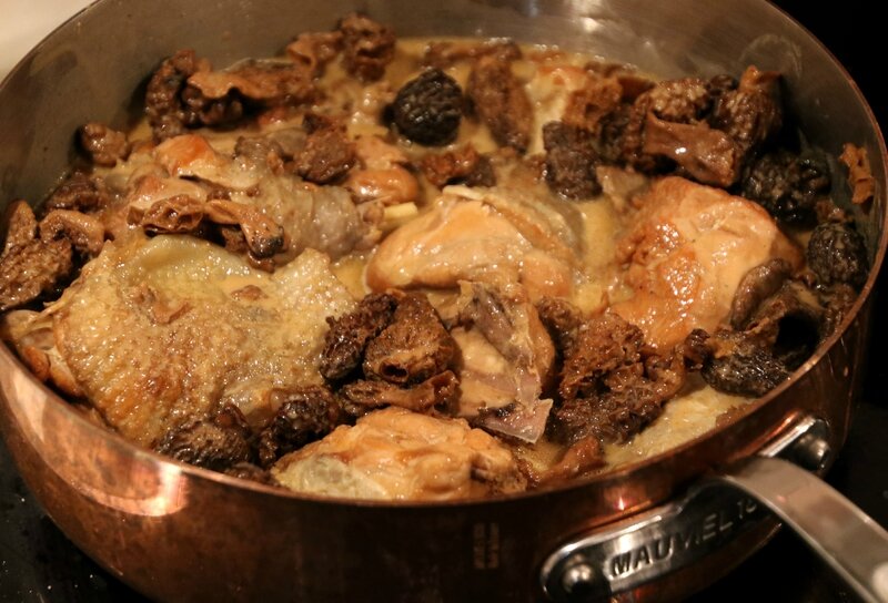poularde au vin jaune morilles 2