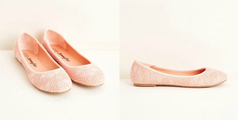 ballerine rose macramée jennyfer