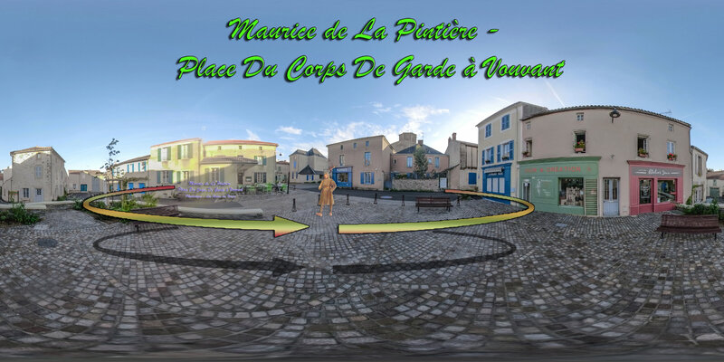 Maurice de La Pintière - Place Du Corps De Garde à Vouvant