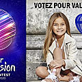 Eurovision junior 2020 : le vote en ligne débute ce soir, soutenez valentina !