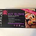 Découverte du kit sushi