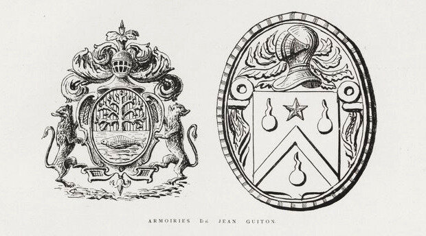Armoirie de Jean Guiton dernier maire de La Rochelle