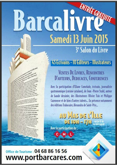 BARCALIVRE, 3ème Salon du Livre à Port-Barcarès