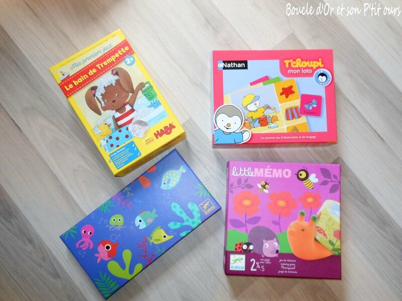 Jouer aux jeux de société dès 2 ans Boucle d'or et son P'tit ours Jouer aux jeux de société dès 2 ans Boucle d'or et son P'tit ours