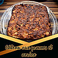 Gâteau aux pommes et avoine (faible ig)