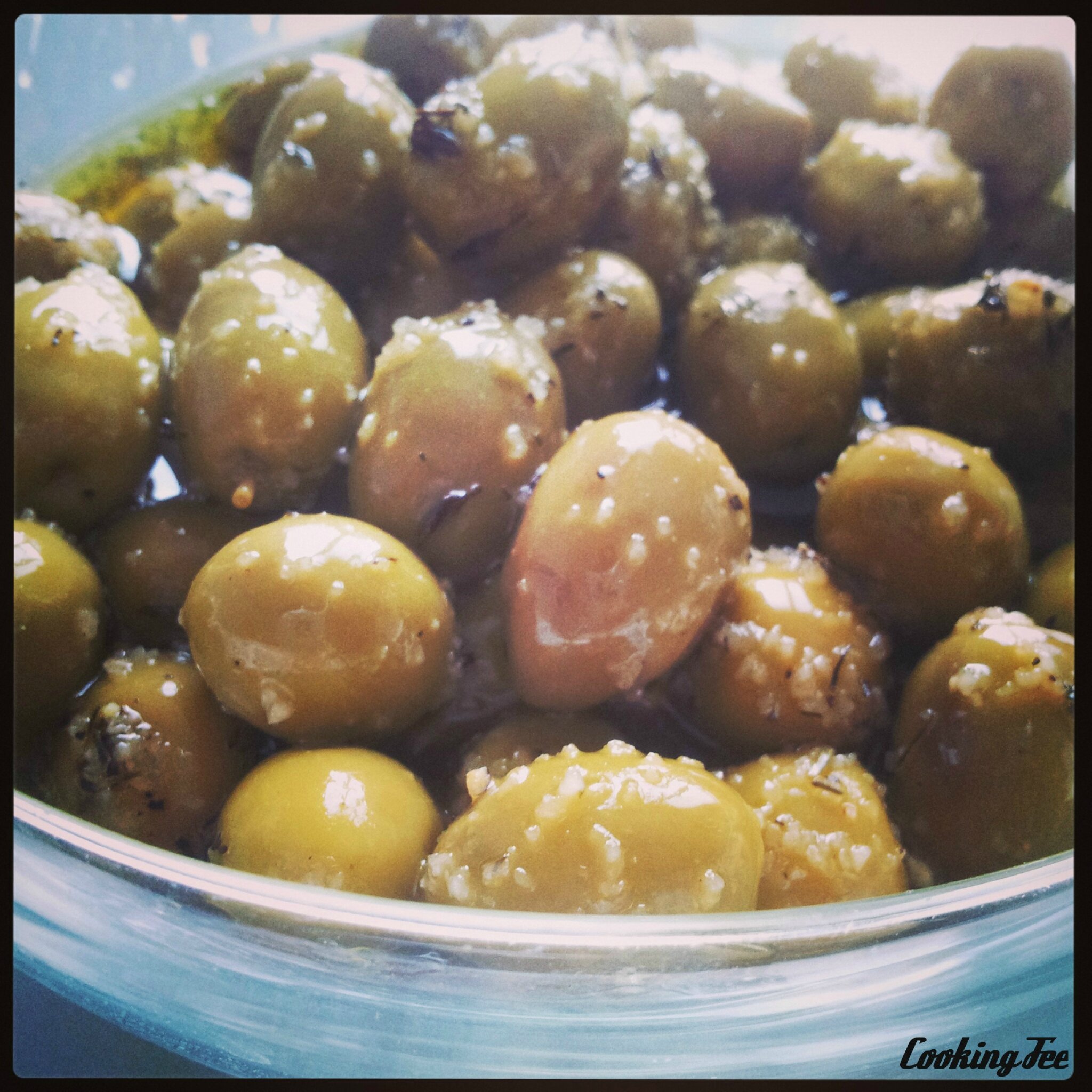 Marinade olives pour l'apéritif - Cooking Fée