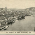 76 - ROUEN - Vue générale des quais et de la Seine