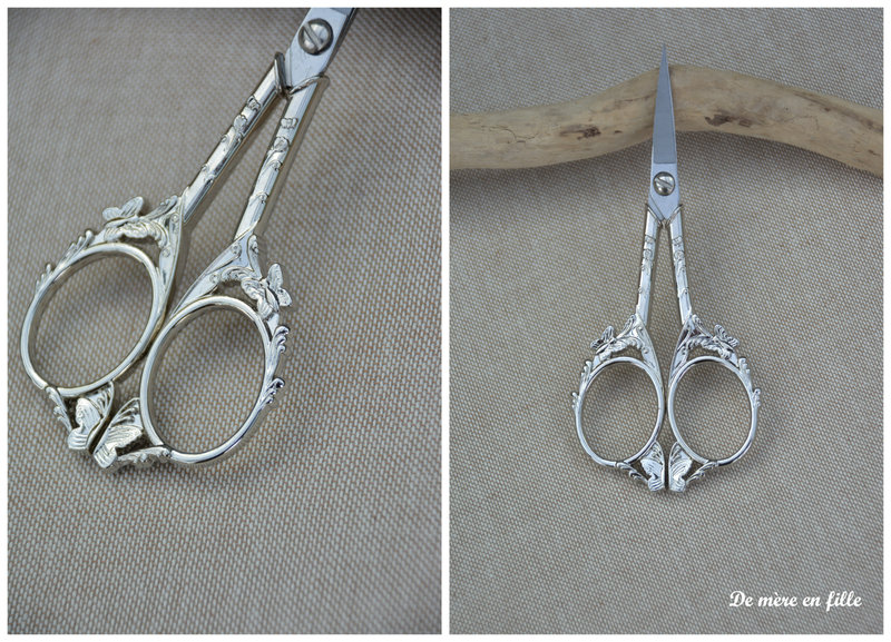 papillons argent