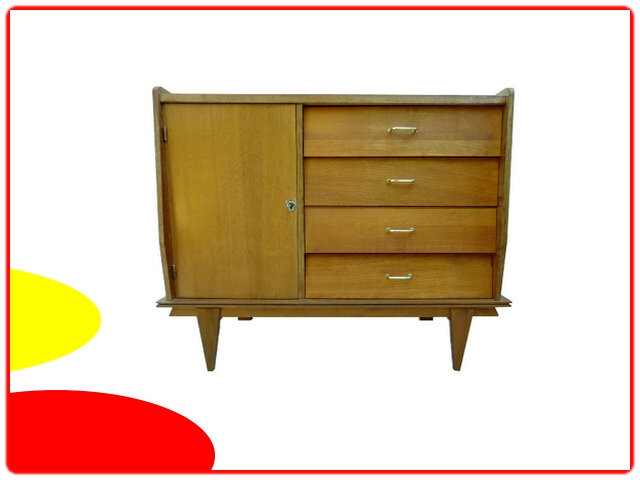 Buffet vintage atypique 1950 1960