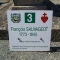 Panneau n°3. La tombe de François Sauvageot