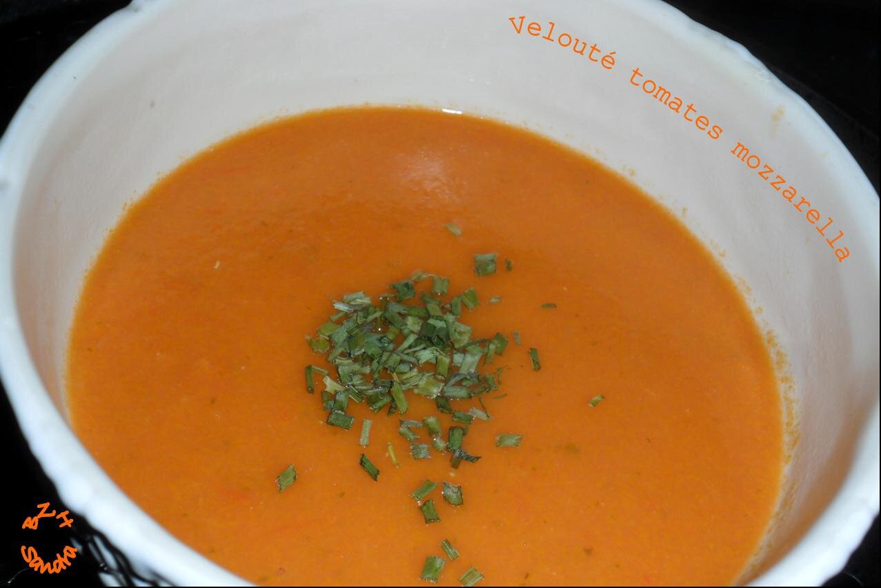 Velouté De Tomates Pommes De Terre Thermomix Velouté de tomate, à ... (version Thermomix) - BZH SANDRA