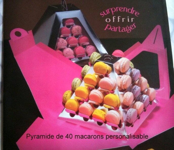 pyramide 40 macarons