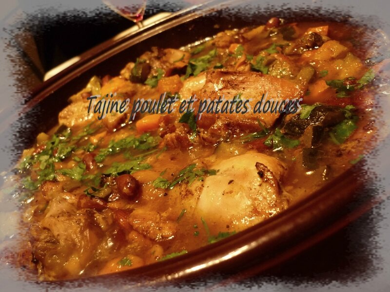 Tajine de poulet et patates douces La petite cuisine de Framboisine