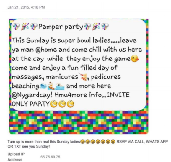 pamper party RS