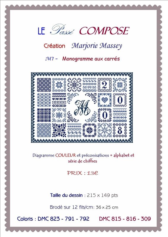 M7 - monogramme aux carrés