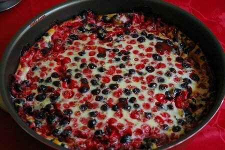 Clafoutis Aux Groseilles Et Cassis Un Livre Gourmand