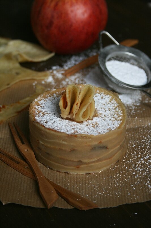 Mini Gateau De Crepes Aux Pommes Et Marrons Passion Culinaire By Minouchka Mini Gateau De Crepes Aux Pommes Et Marrons Passion Culinaire By Minouchka