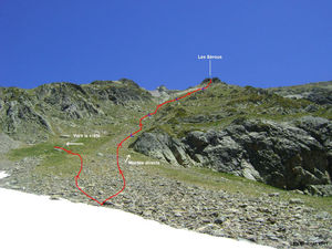 itineraire pic de serous