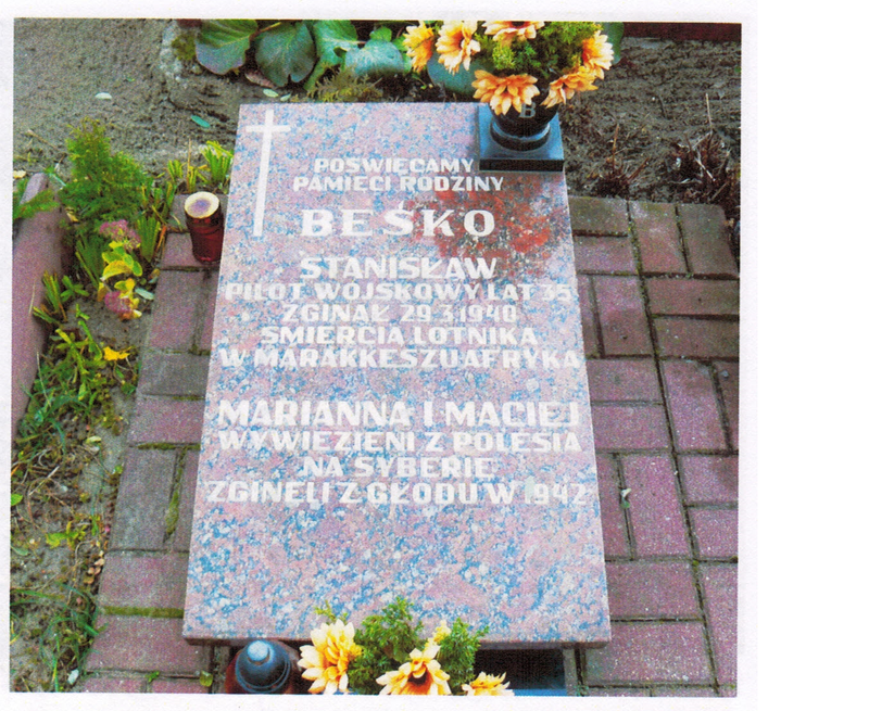Symbolic grave of Besko family in Bydgoszcz