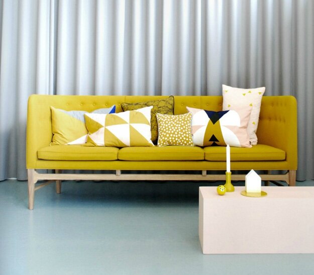 ferm-living-yellow-sofa-graphic-cushions