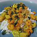 Curry jaune aux fruits de mer