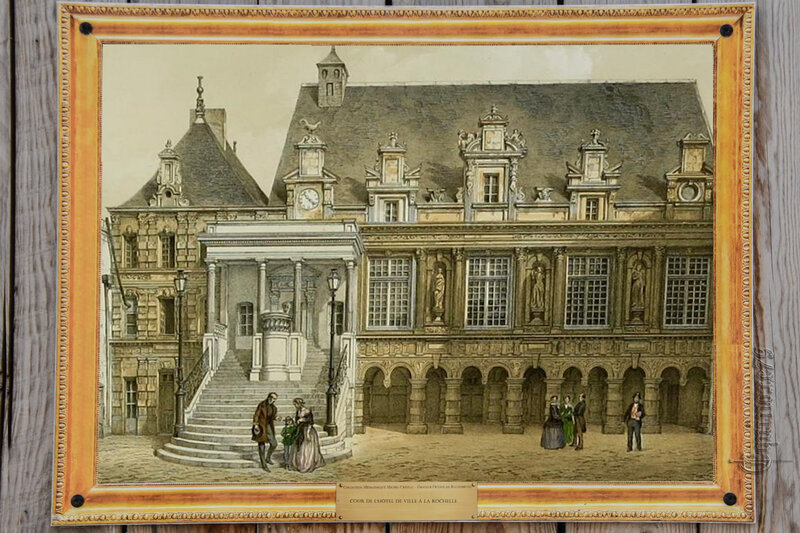 Cour de l'hôtel de ville de la Rochelle