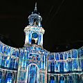 Illuminations de l'hôtel de ville à rennes le 23 décembre 2015