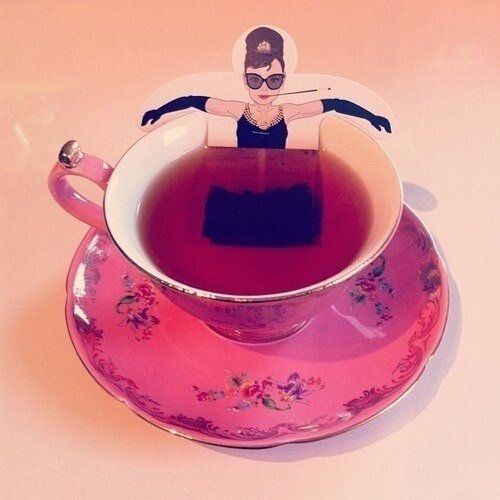 Holly in tea