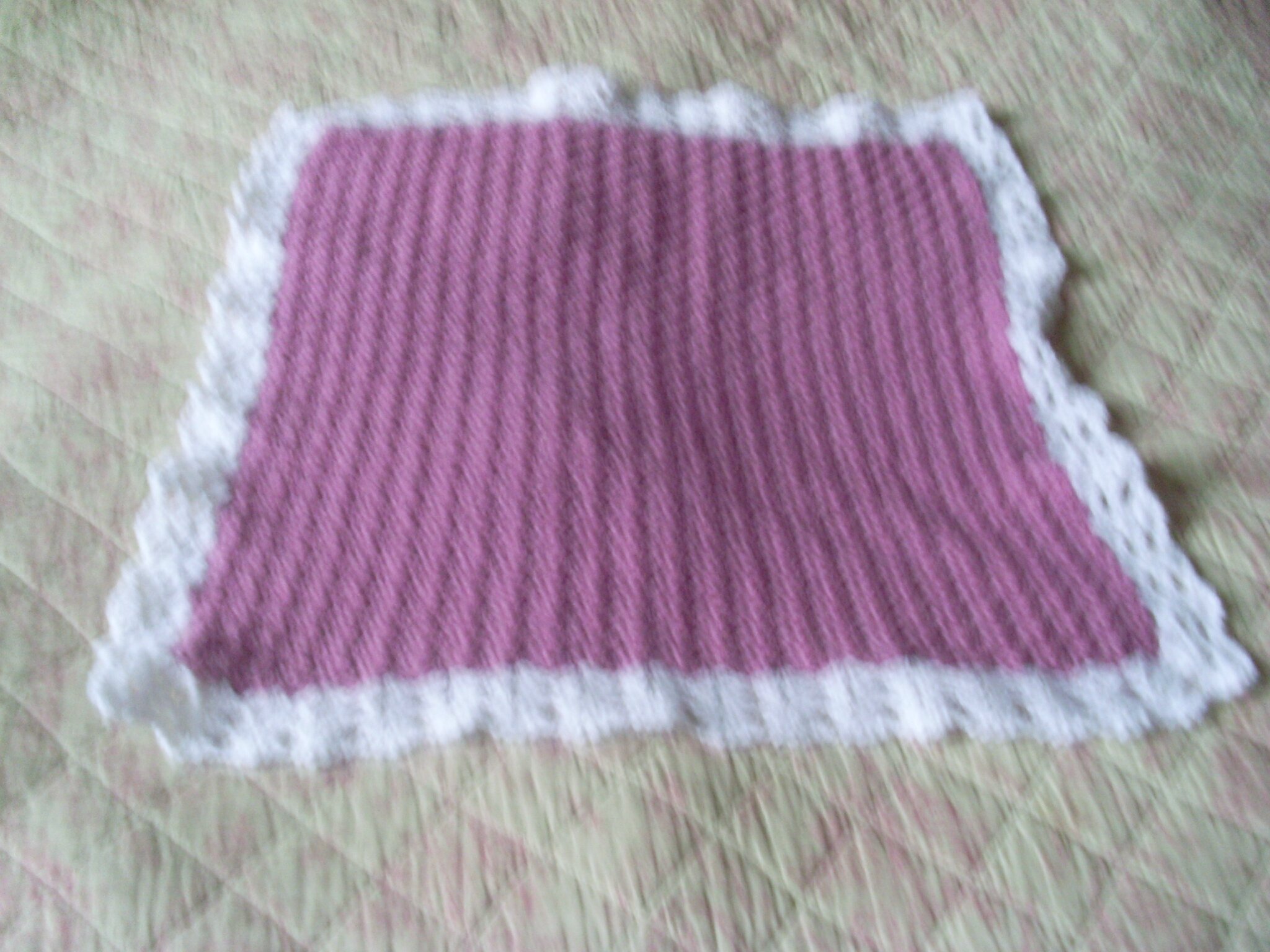 Couverture Bebe Au Crochet Point Coquille Couleur Maman Tricote Crochete