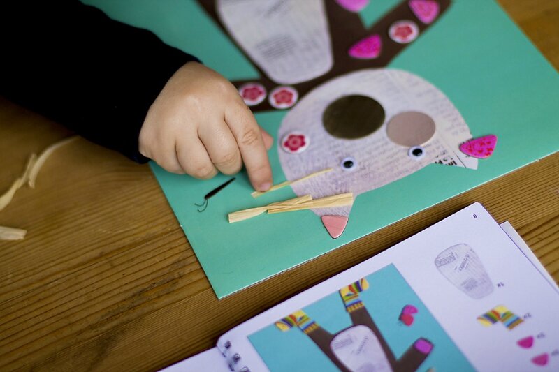 Comment Faire Un Zizi En Papier Collages pour les petits - Djeco - Enfantises & Co