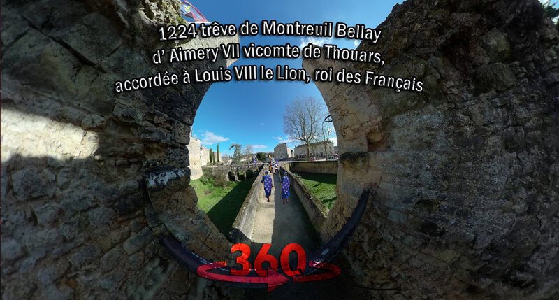 1224 trêve de Montreuil Bellay d’ Aimery VII vicomte de Thouars, accordée à Louis VIII le Lion, roi des Français