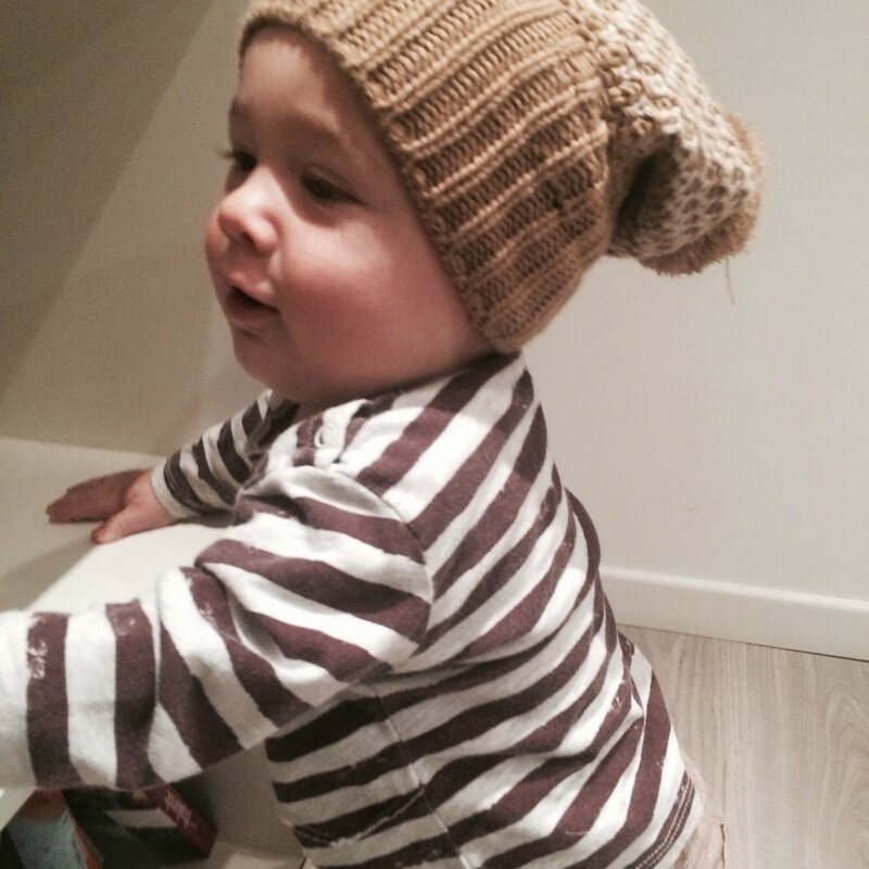 bonnet homme qui pend