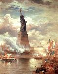 Edward Moran - Statue of Liberty Enlightening the World